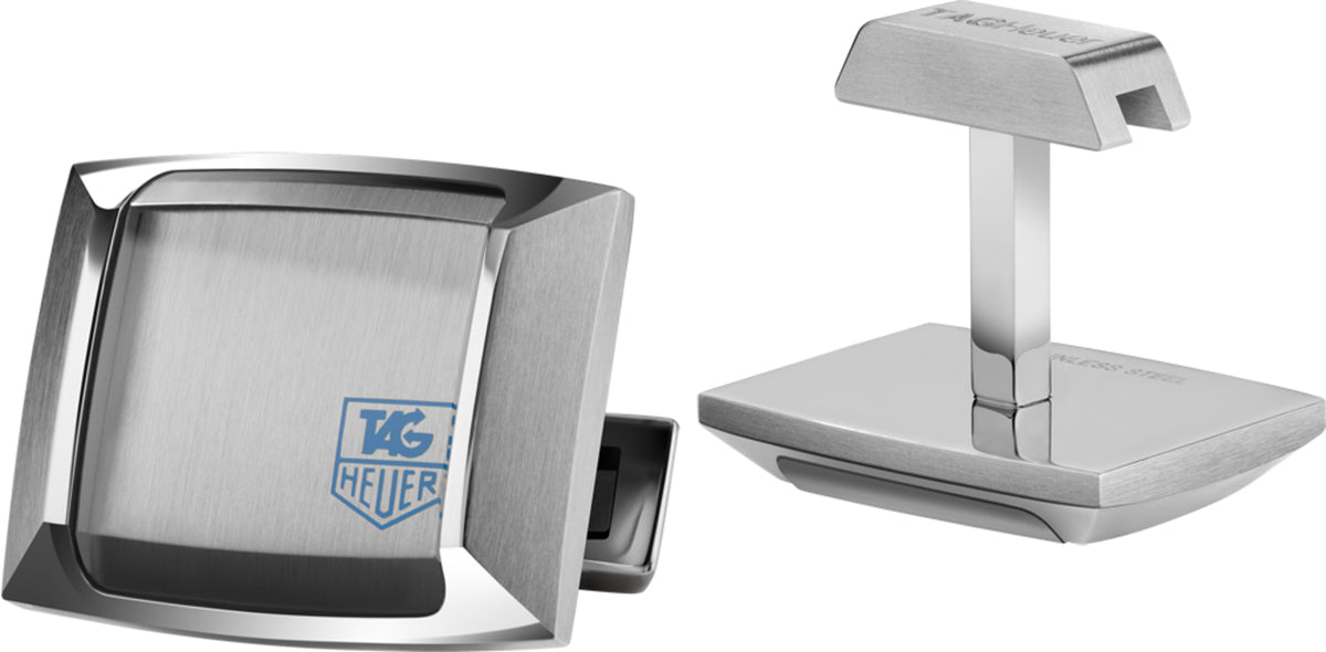 TAG Heuer Monaco Stainless Steel & Sapphire Crystal Cufflinks R10CUF01
