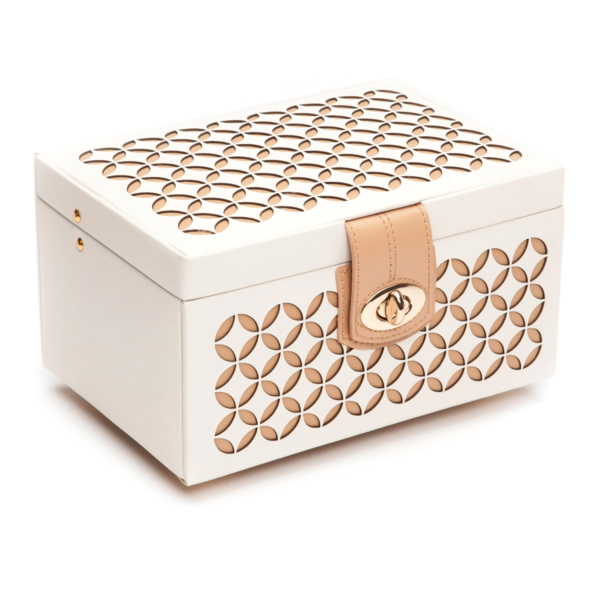 WOLF Chloé Cream Small Jewellery Box 301153