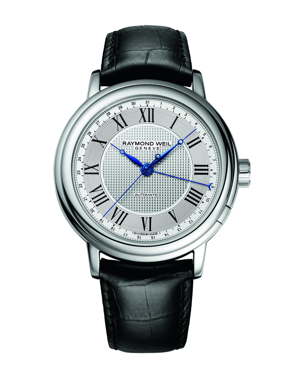 Raymond Weil Maestro Silver Dial Stainless Steel Mens Watch 2851-STC-00659