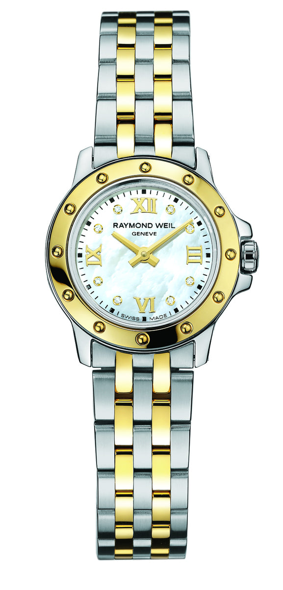 Raymond Weil Mini Tango Mother of Pearl Dial Two Tone Womens Quartz Watch 5799-STP-00995