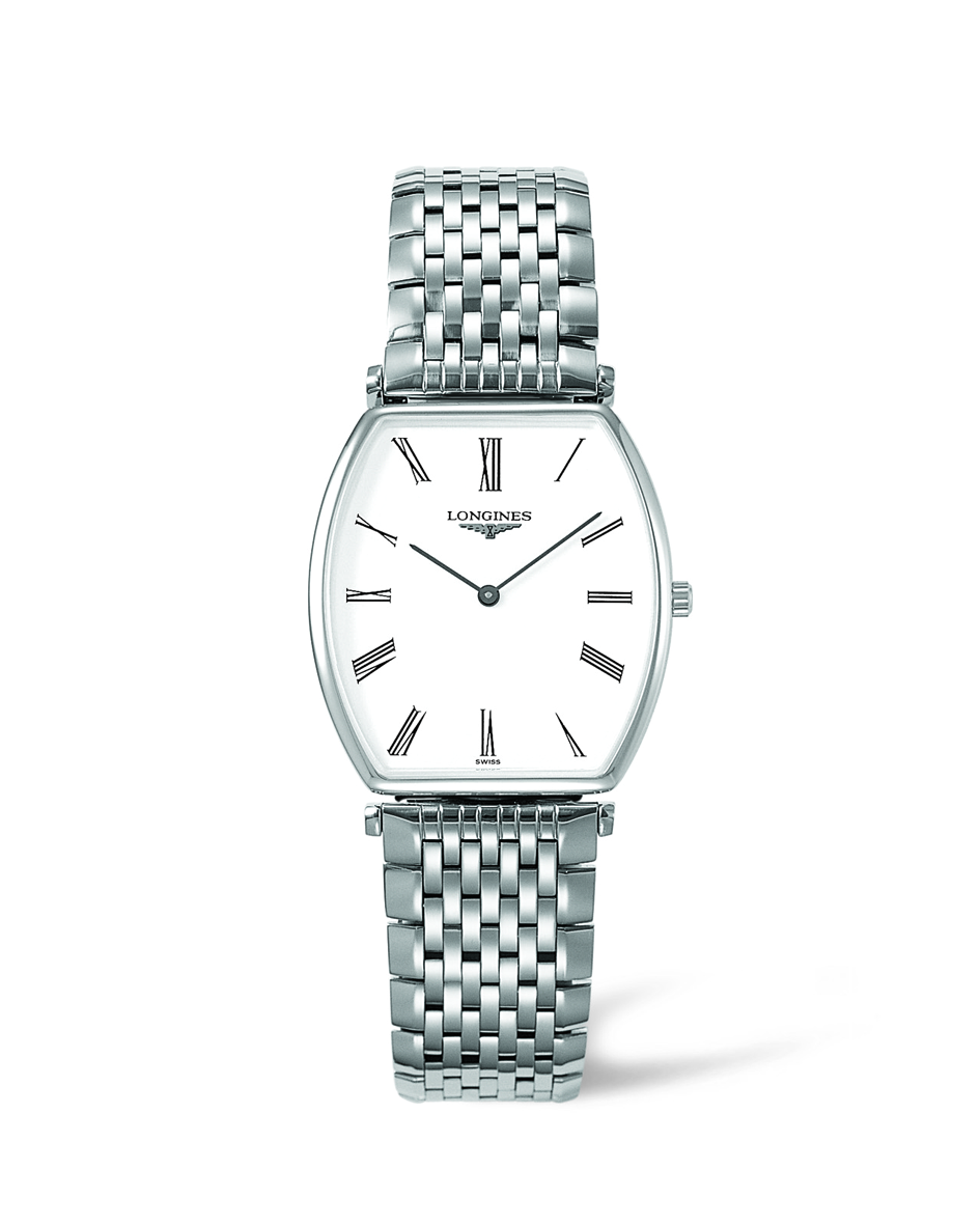 Longines La Grande Classique de Longines White Dial Stainless Steel Mens Quartz Watch L47054116