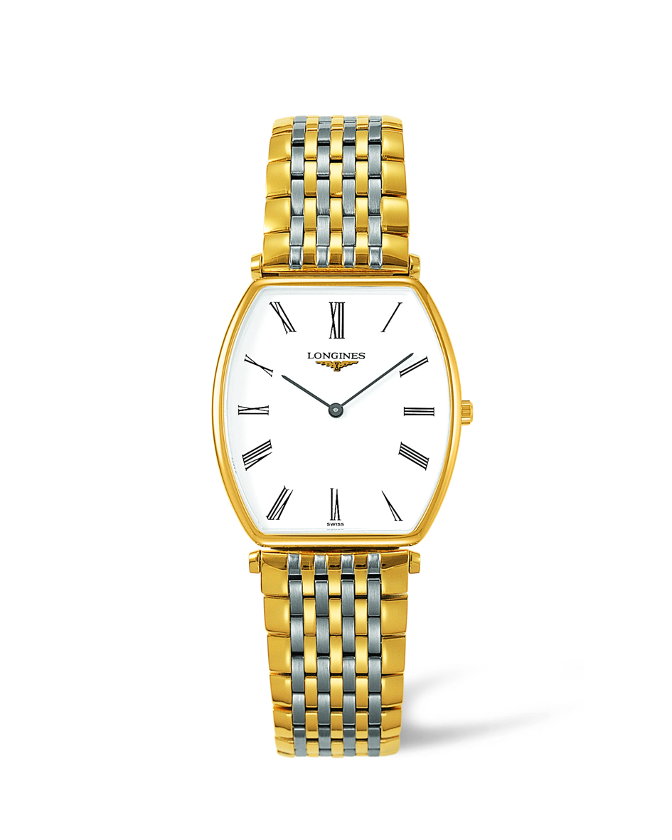 Longines La Grande Classique de Longines White Dial Two Tone Mens Quartz Watch L47052117