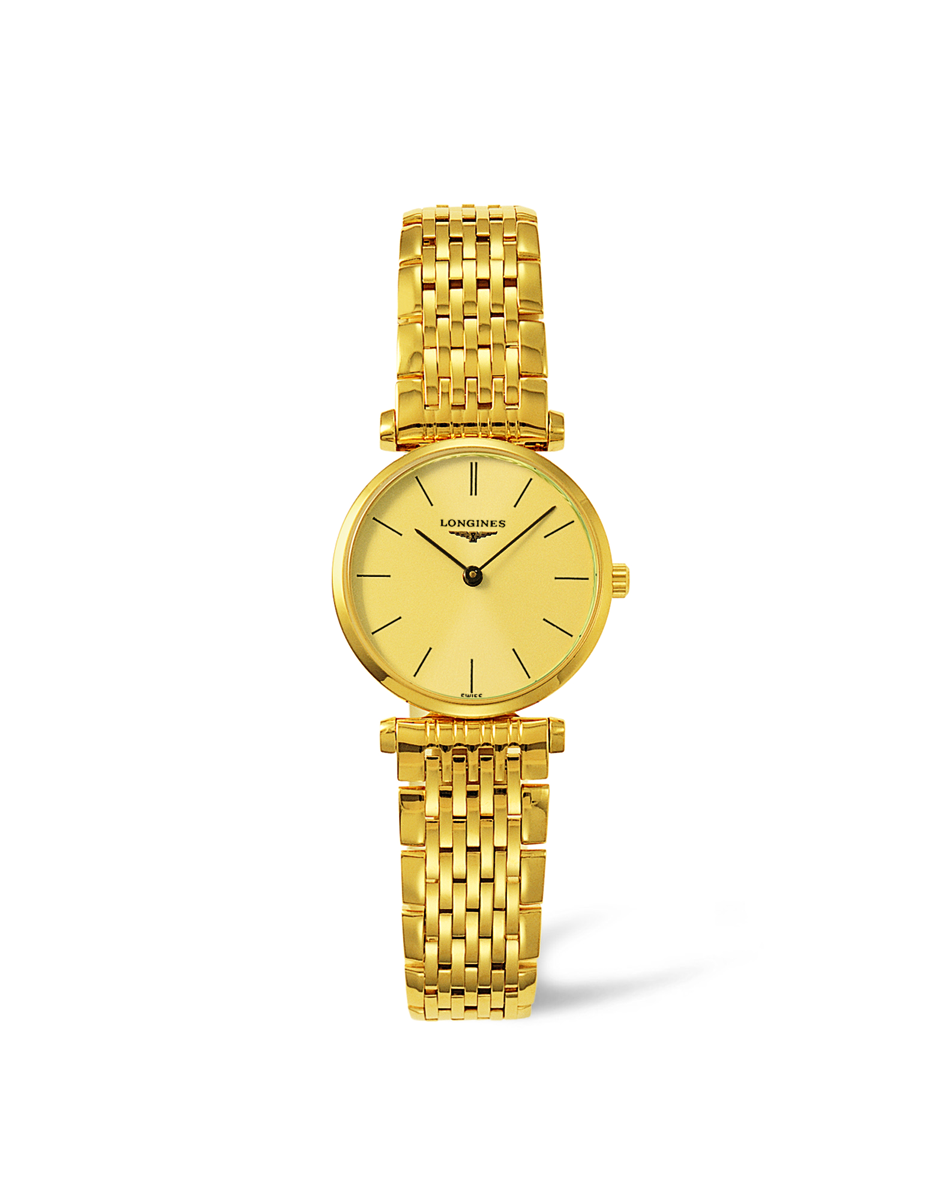 Longines La Grande Classique de Longines Champagne Dial PVD Gold Plated Womens Quartz Watch L42092328
