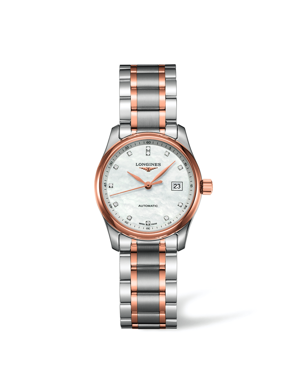 Longines Master Collection Mother of Pearl Diamond Dot Dial Two Tone Womens Watch L22575897