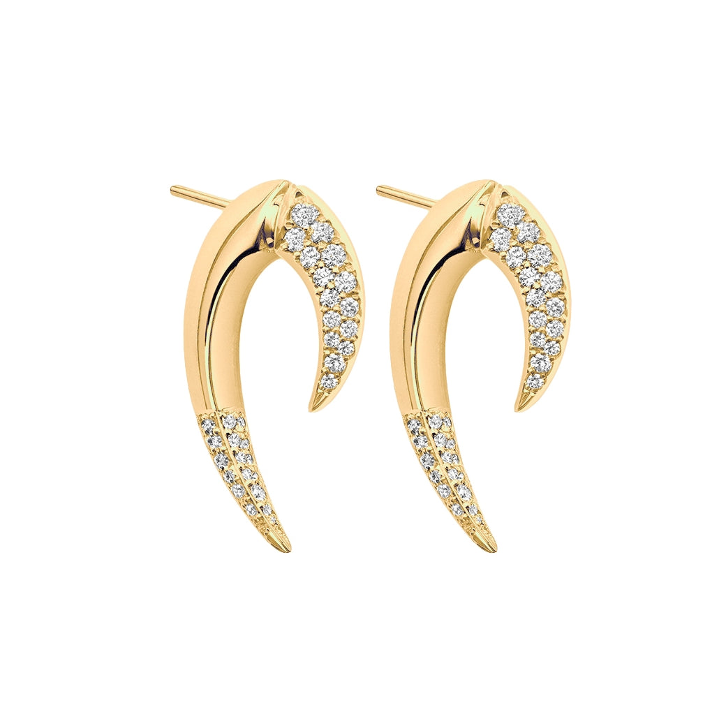 Shaun Leane 18ct Gold Diamond Set Talon Earrings SLD16118Y
