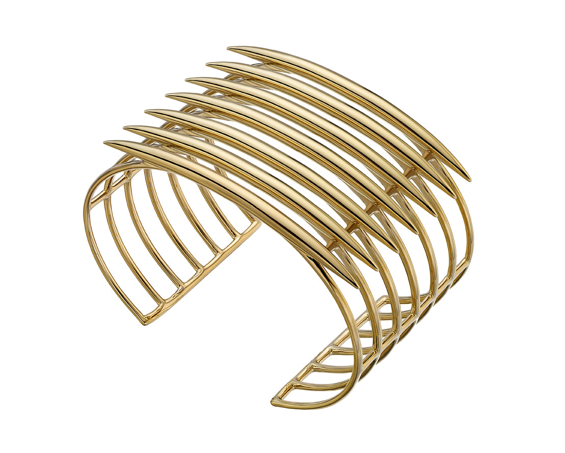 Shaun Leane Vermeil Quill Cuff Bangle SLS568GP
