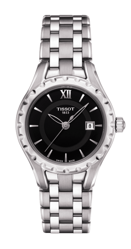 Tissot Lady Small Black Dial Stainless Steel Womens Quartz Watch T0720101105800