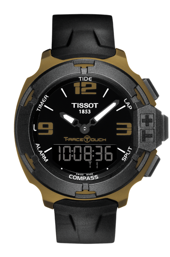 Tissot T-Race Touch Aluminium Brown Tactile Multi-function Quartz Watch T0814209705706