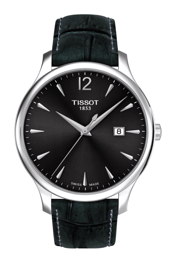 Tissot Tradition Grey Dial Stainless Steel Mens Quartz Watch T0636101608700