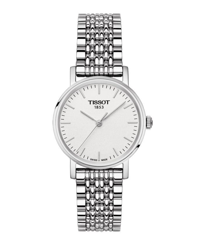 Tissot Everytime Lady Silver Dial Stainless Steel Womens Quartz Watch T1092101103100