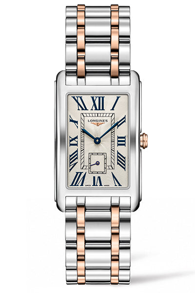 Longines DolceVita Silver Dial Two Tone Womens Quartz Watch L52585717