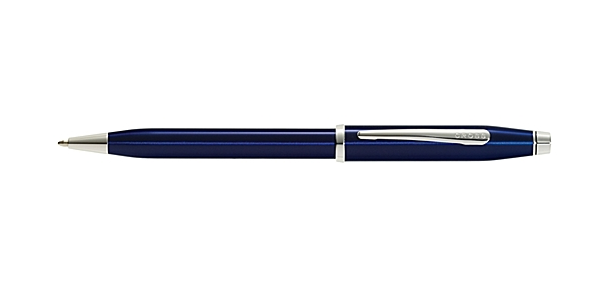 Cross Century II Translucent Blue Lacquer Ballpoint Pen AT0082WG-103