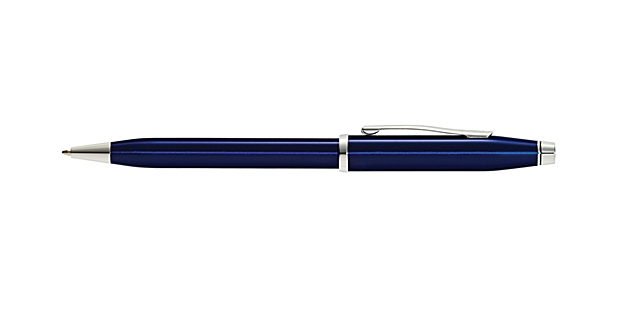 Cross Century II Translucent Blue Lacquer Ballpoint Pen AT0082WG-103