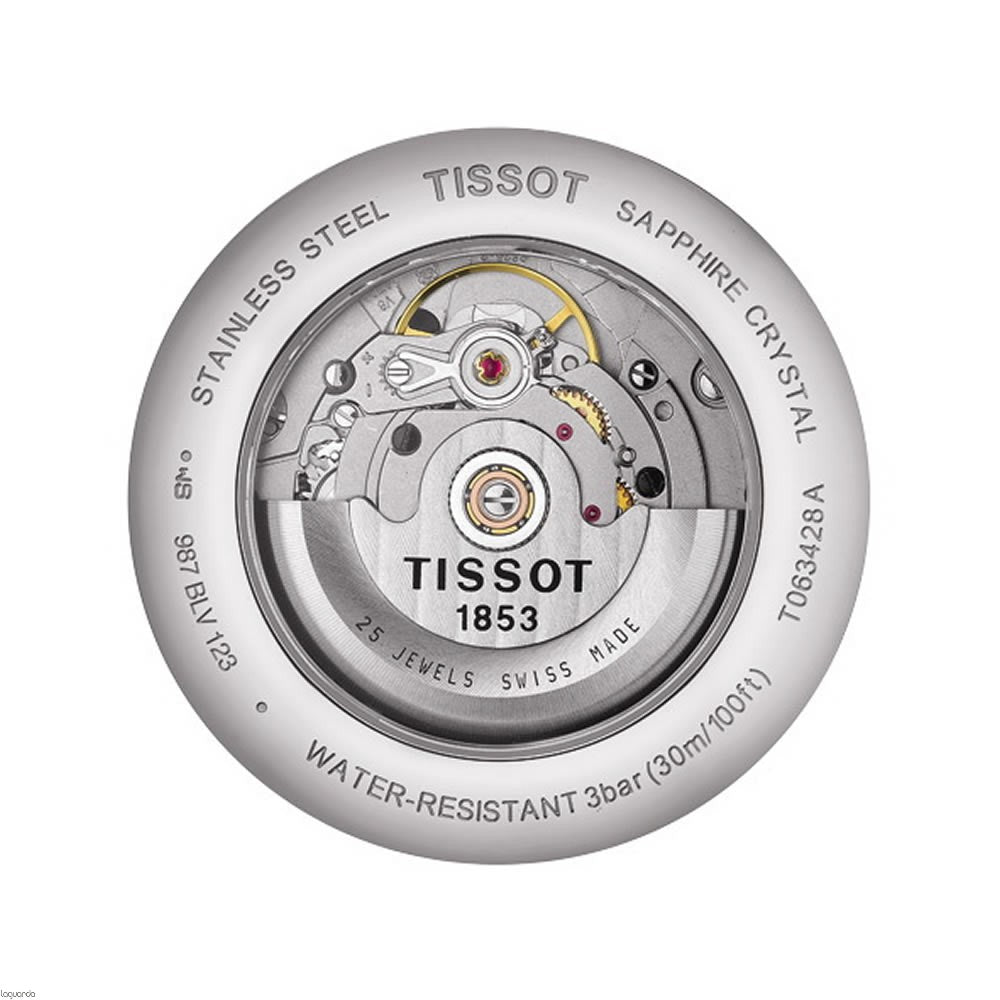 Tissot Tradition Small Seconds Black Dial Stainless Steel Mens Watch T0634281105800