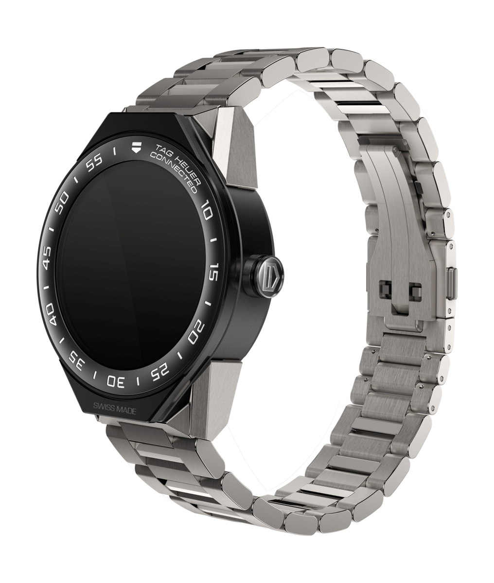 TAG Heuer Connected Modular 45 Titanium Bracelet Smart Watch SBF8A8001.10BF0608