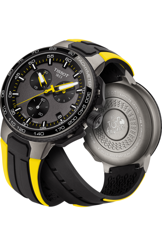 Tissot T-Race Cycling Le Tour De France 2018 Special Edition Stainless Steel Mens Quartz Chronograph Watch T1114173744100
