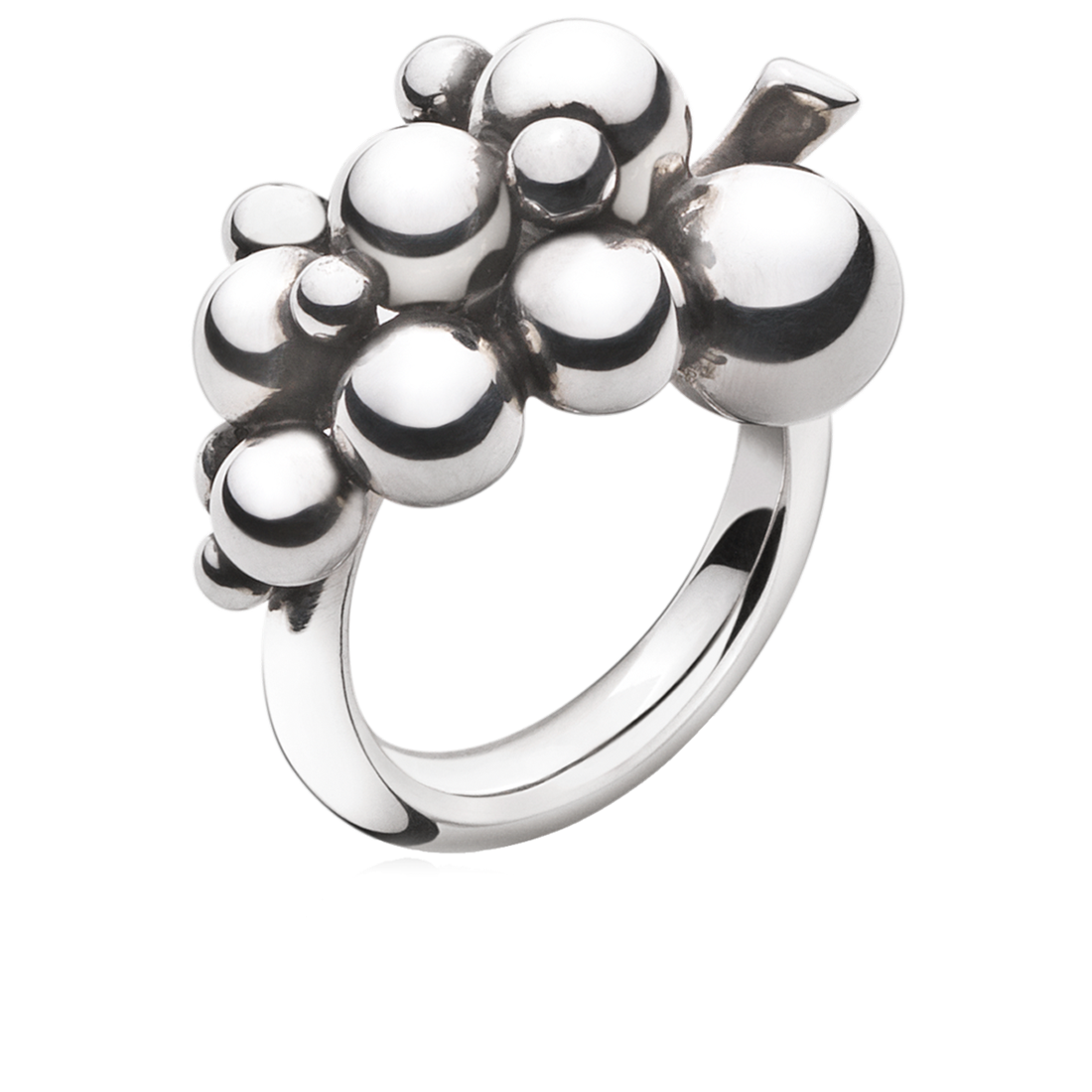 Georg Jensen MOONLIGHT GRAPES Sterling Silver Ring (small) 3558680