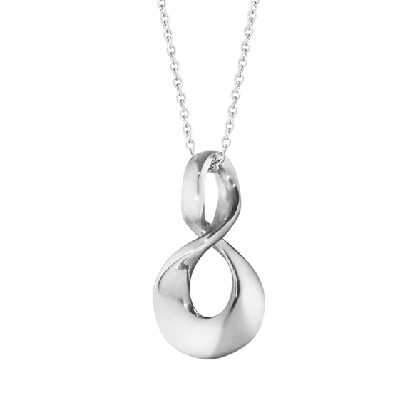 Georg Jensen INFINITY Sterling Silver Pendant Necklace 3536085