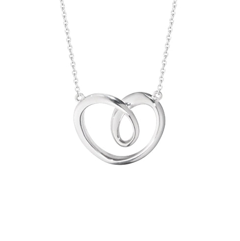 Georg Jensen HEARTS OF GEORG JENSEN Sterling Silver Pendant Necklace (large) 3536391
