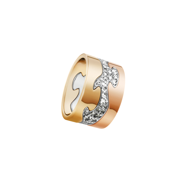 Georg Jensen FUSION 18ct Rose Gold End Ring 3541700