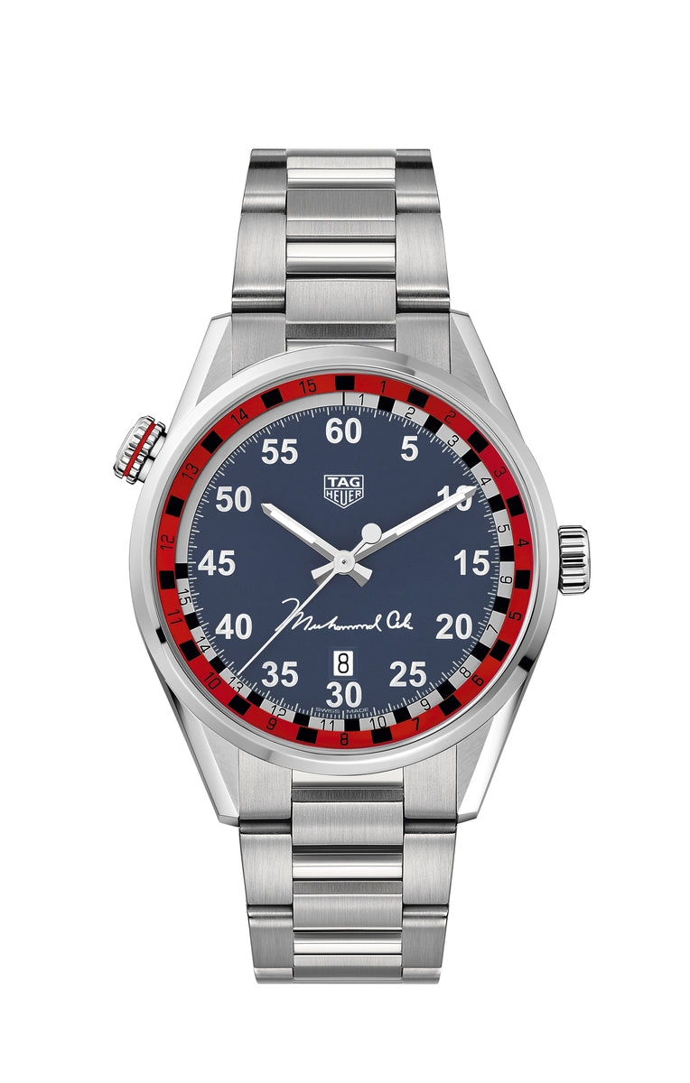 TAG Heuer Carrera Muhammad Ali Blue Dial Limited Edition Mens Watch WAR2A13.BA0738