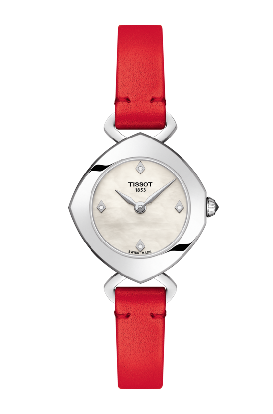 Tissot Femini-T Mother of Pearl Diamond Set Dial Stainless Steel Womens Quartz Watch T1131091611600