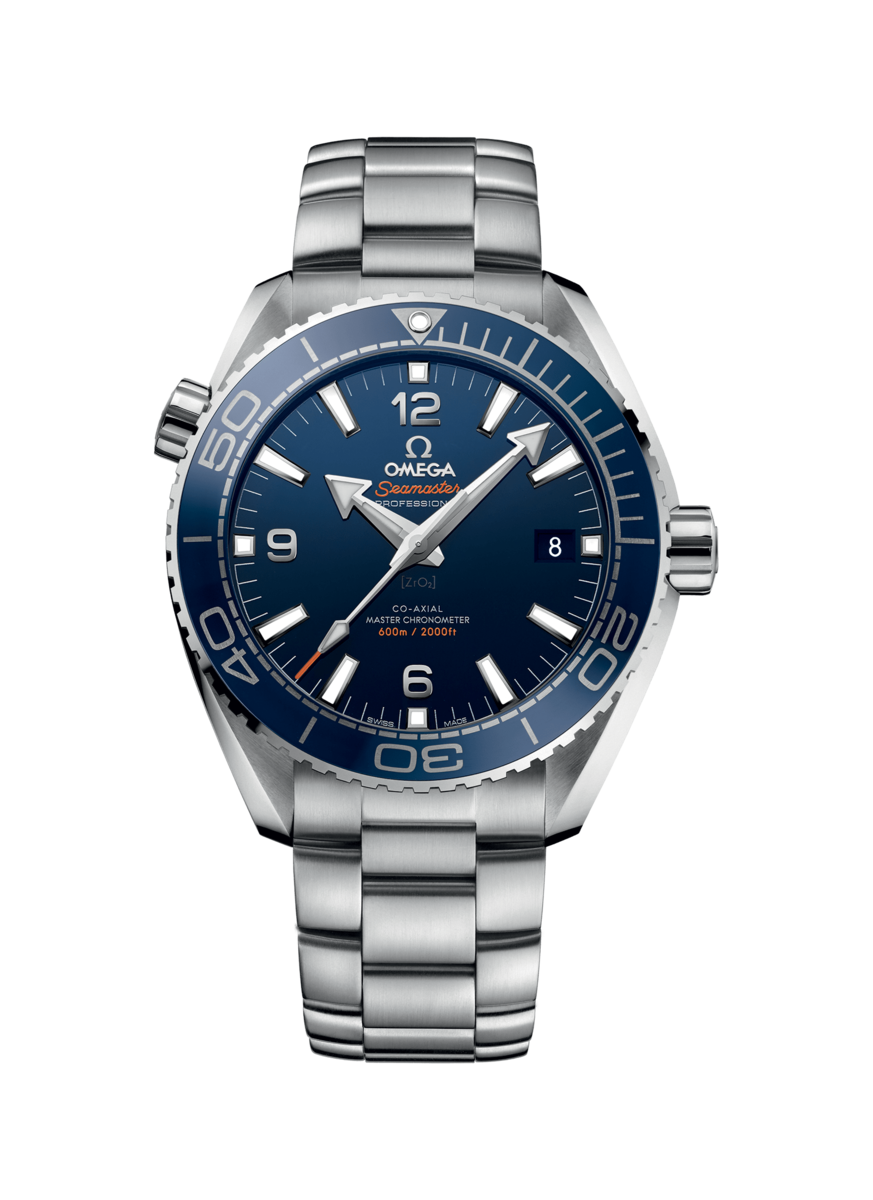 Omega Seamaster Planet Ocean 600M Co-Axial Master Chronometer Blue Dial Stainless Steel Mens 43.5mm Wristwatch 21530442103001