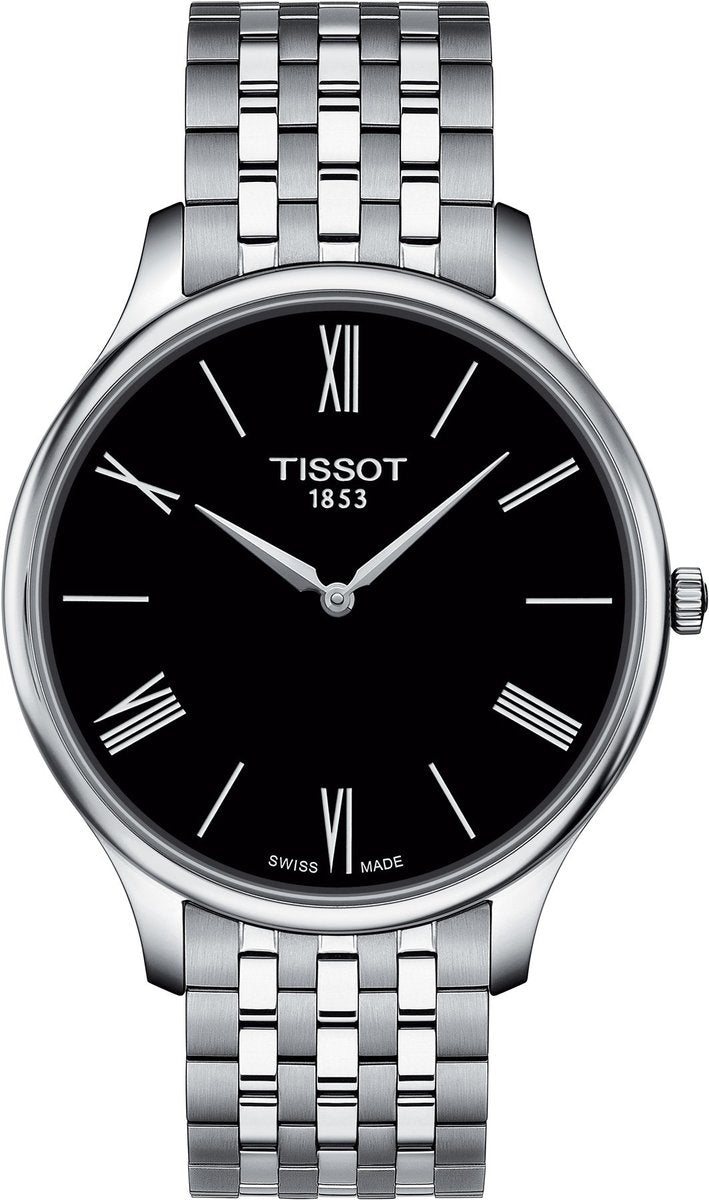 Tissot Tradition Black Dial Stainless Steel Mens Quartz Watch T0634091105800