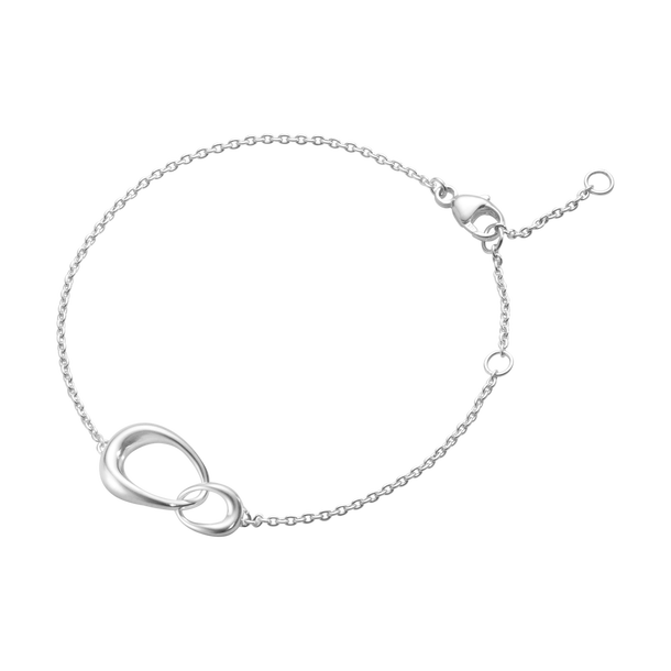Georg Jensen OFFSPRING Sterling Silver Bracelet (Narrow Link) 10012370