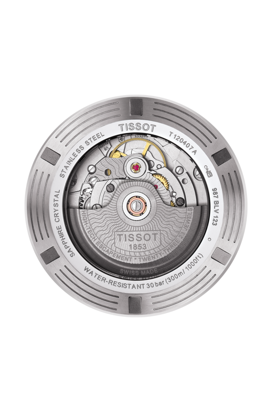 Tissot Seastar 1000 Black Dial Stainless Steel Powermatic 80 Mens Watch T1204071105100