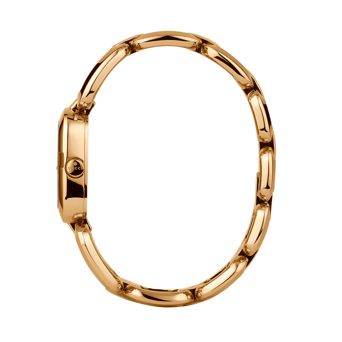 Gucci G-Gucci Brown Dial PVD Gold Plated Womens Quartz Watch YA125511