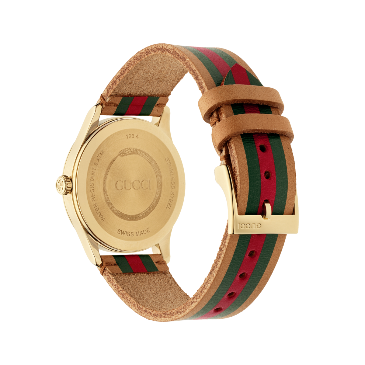 Gucci G-Timeless Le Marché des Merveilles Multi-Colour Dial PVD Gold Plated Unisex Quartz Watch YA1264077