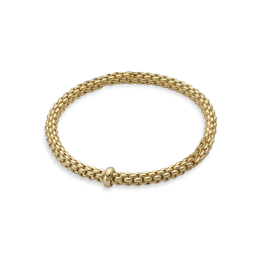 FOPE Flex'it Solo 18ct Gold Bracelet