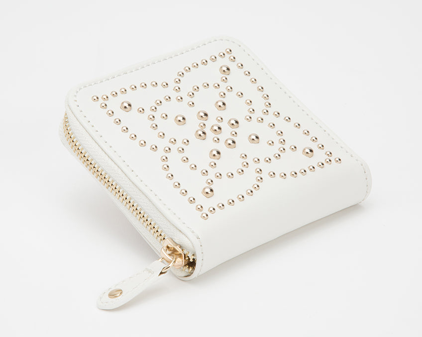 WOLF Marrakesh Cream Travel Zip Jewellery Case 308553