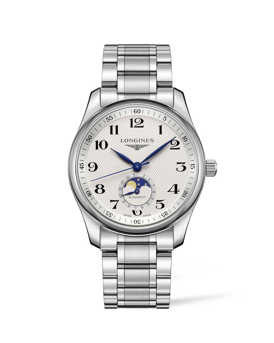 Longines Master Collection Silver Dial Moonphase Stainless Steel Mens Watch L29094786