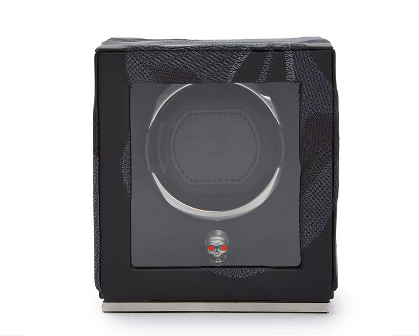 WOLF Memento Mori Cub Single Winder with Cover Watch Winding Box 493102