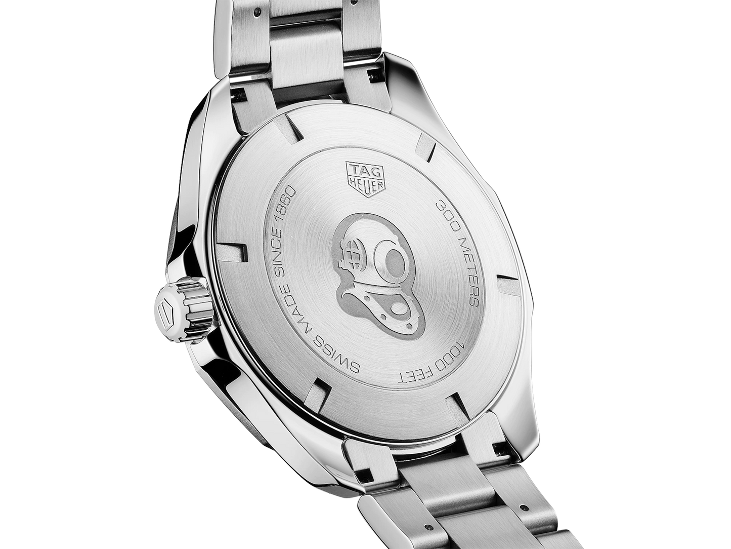 TAG Heuer Aquaracer Black Dial & Bezel Stainless Steel Mens Quartz Watch WAY101A.BA0746