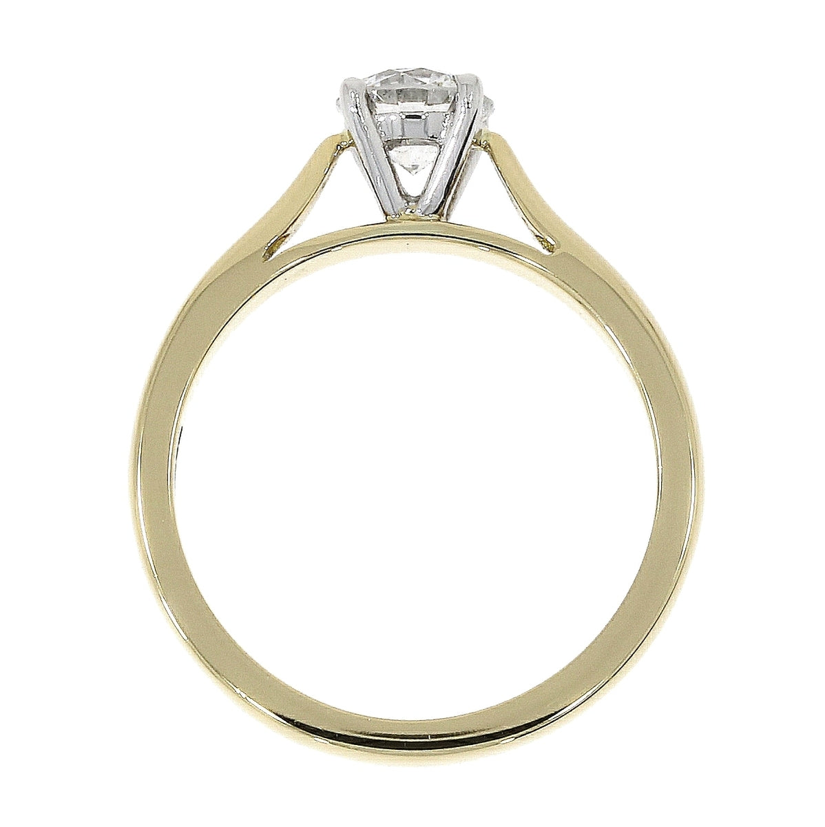 18ct Gold Solitaire 4 Claw Set 0.70ct Single Stone Diamond Ring