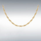 9ct Yellow Gold Celtic Link Chain 20" Necklace