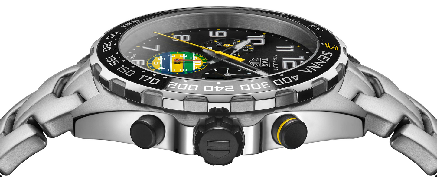 TAG Heuer Formula 1 Chronograph X Senna Special Edition Mens Quartz Chronograph Watch CAZ101AX.BA0637