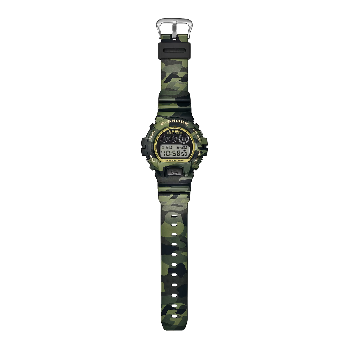 G-SHOCK 6900 Bold Camo Series Camouflage Resin Watch DW-6900CMG-3ER