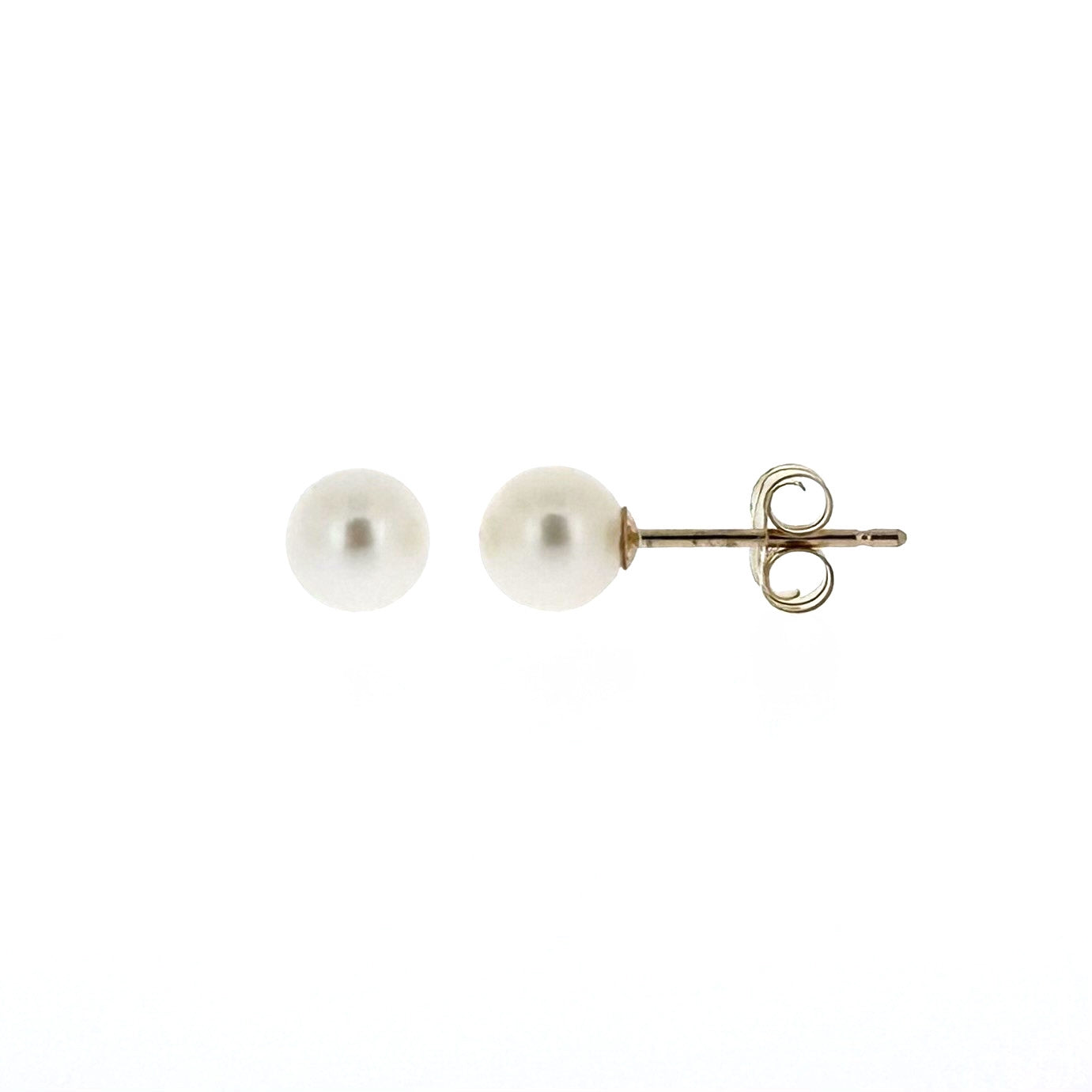 9ct Gold 5-5.5mm Cultured Freshwater Pearl Stud Earrings