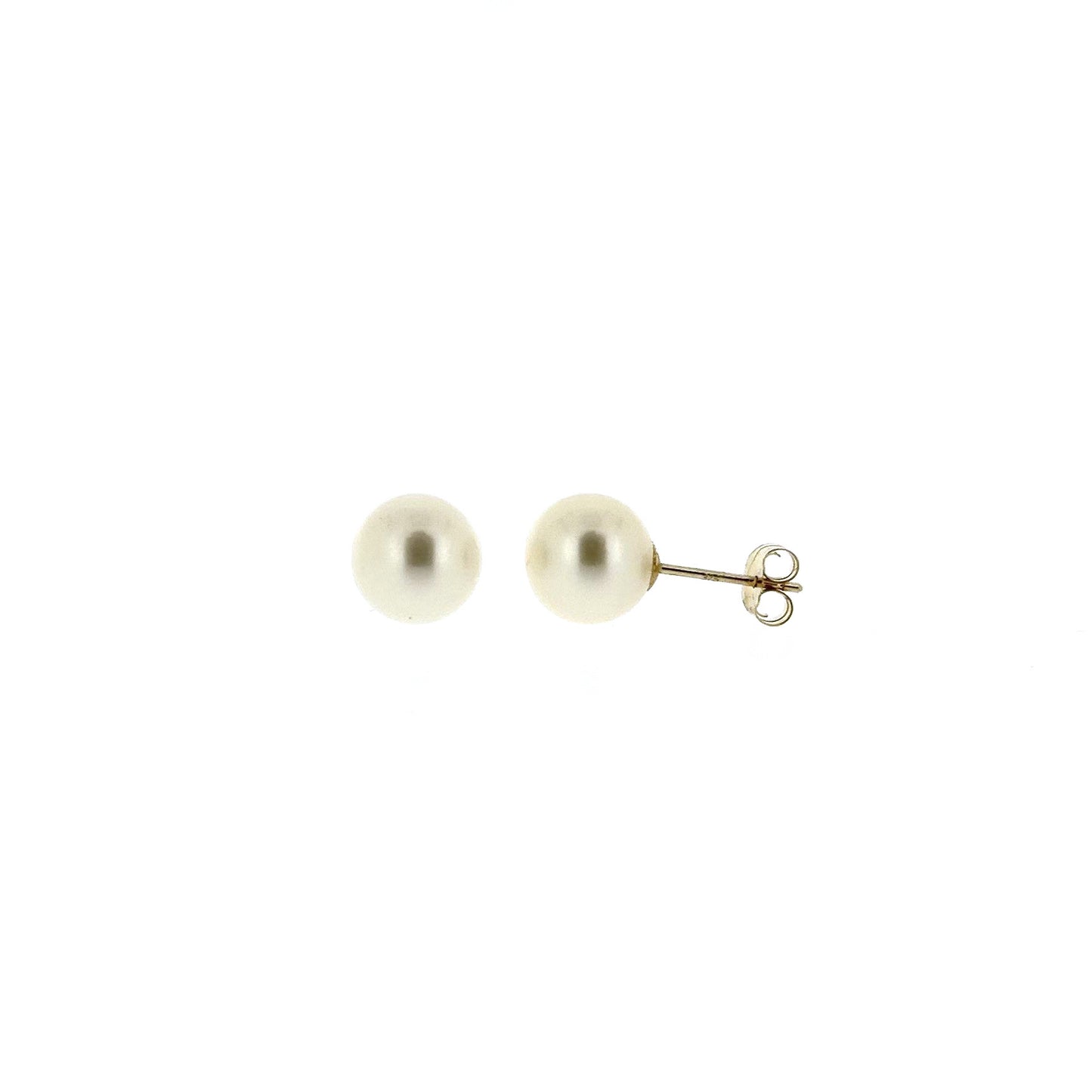 9ct Gold 8-8.5mm Cultured Freshwater Pearl Stud Earrings