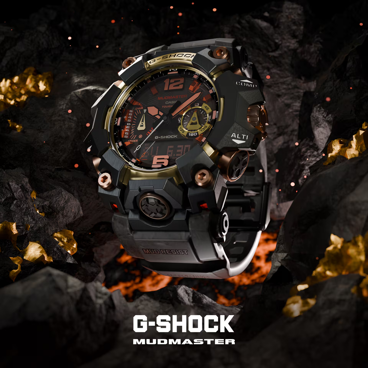 G-SHOCK Master of G - MUDMASTER Limited Edition Watch GWG-B1000MG-1A9ER