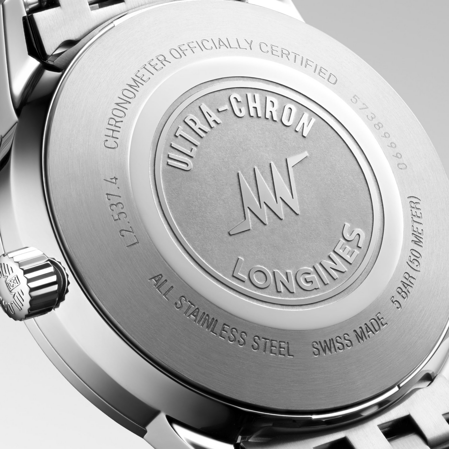 Longines Ultra-Chron Classic Silver Dial Stainless Steel Mens Watch L25374726