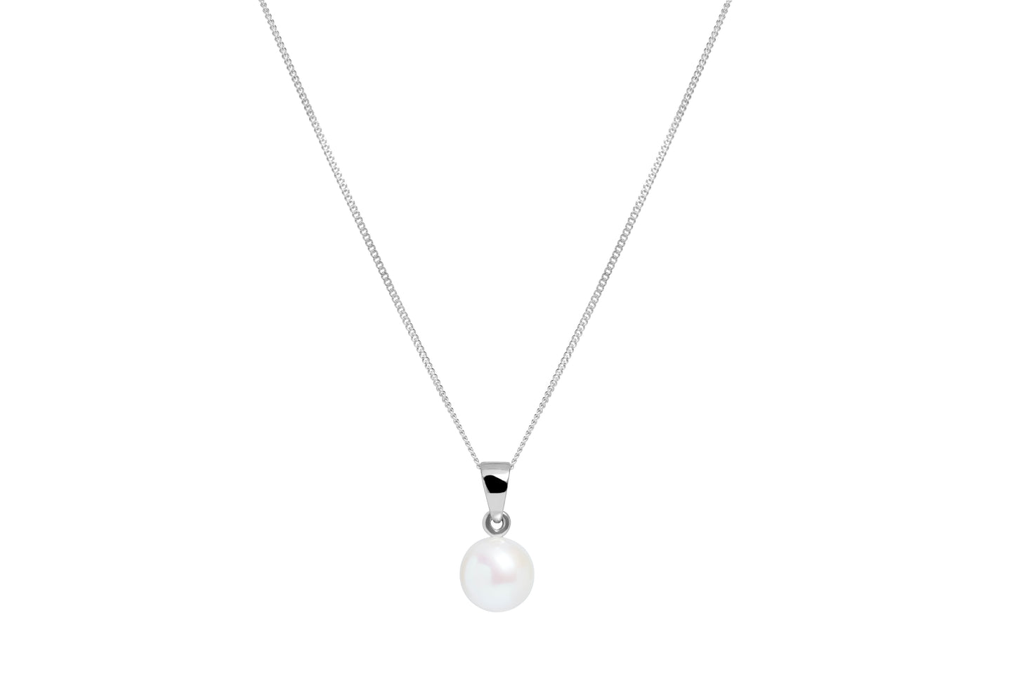 Sterling Silver Cultured Freshwater Pearl Pendant Necklace