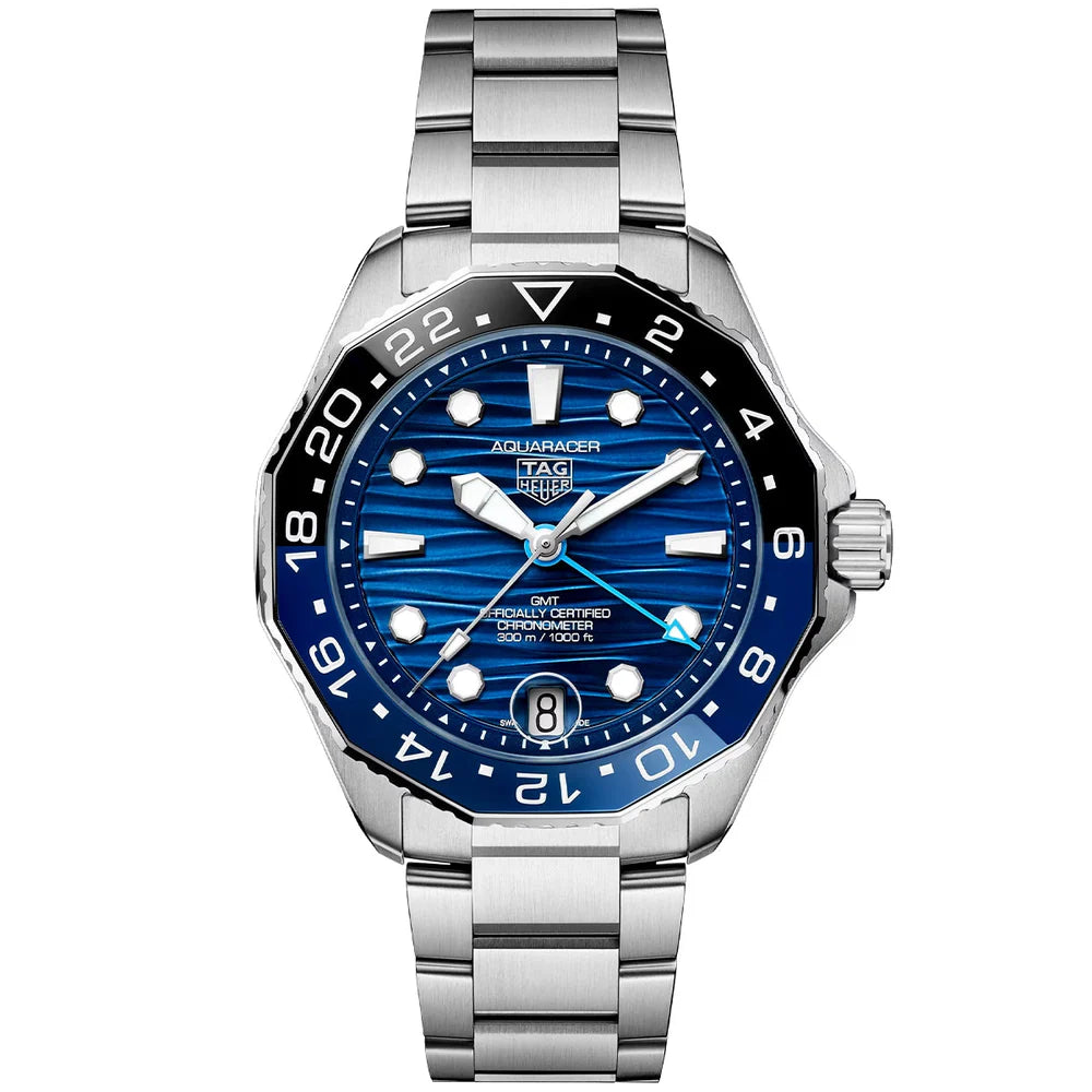 TAG Heuer Aquaracer Professional 300 GMT Stainless Steel Mens