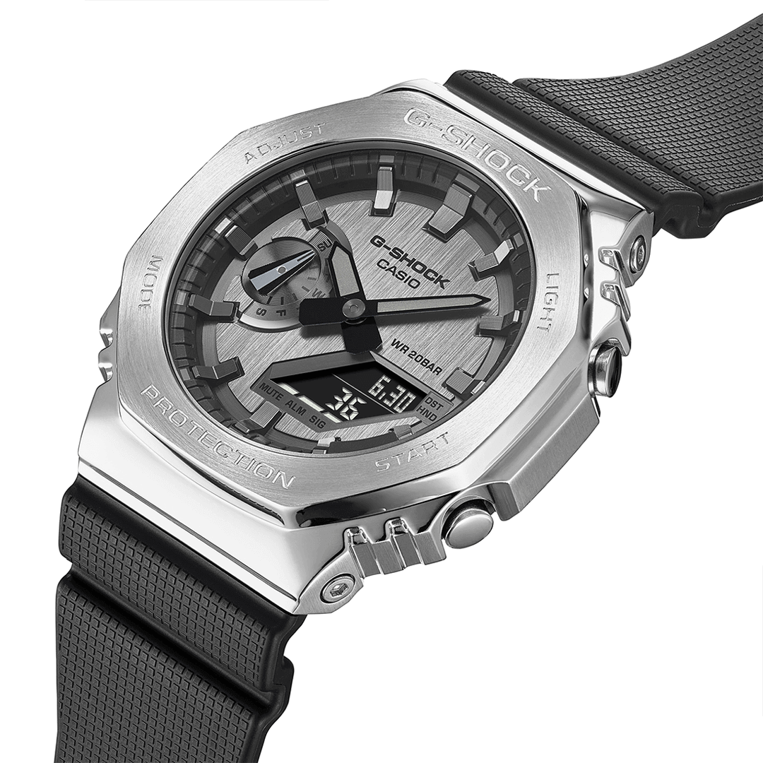 G-SHOCK 2100 Collection Stainless Steel & Resin Quartz Watch GM-2100-1AER