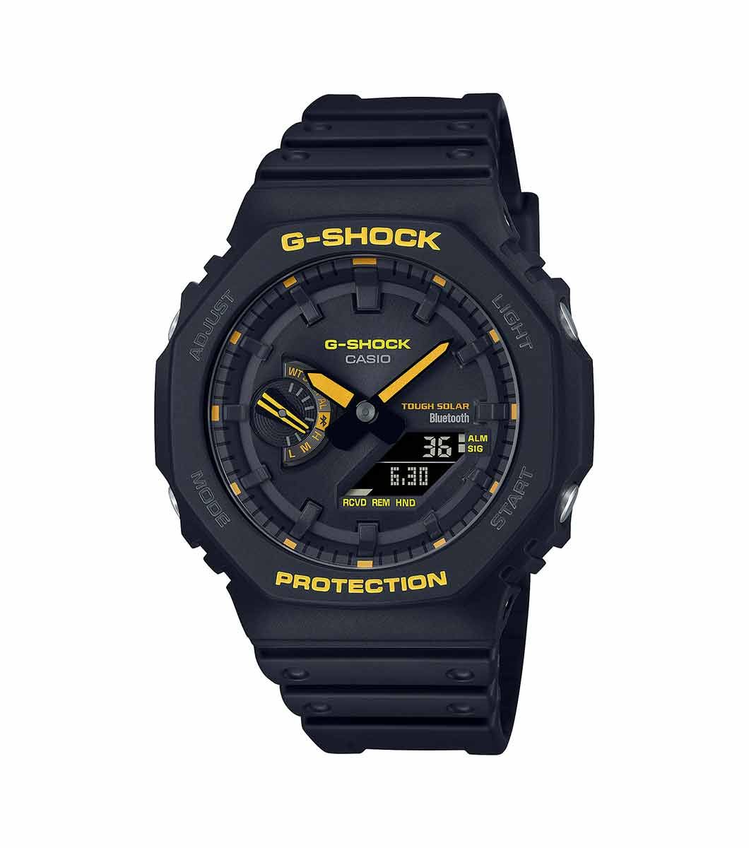 G-SHOCK 2100 Collection Bluetooth® Solar Caution Yellow Resin