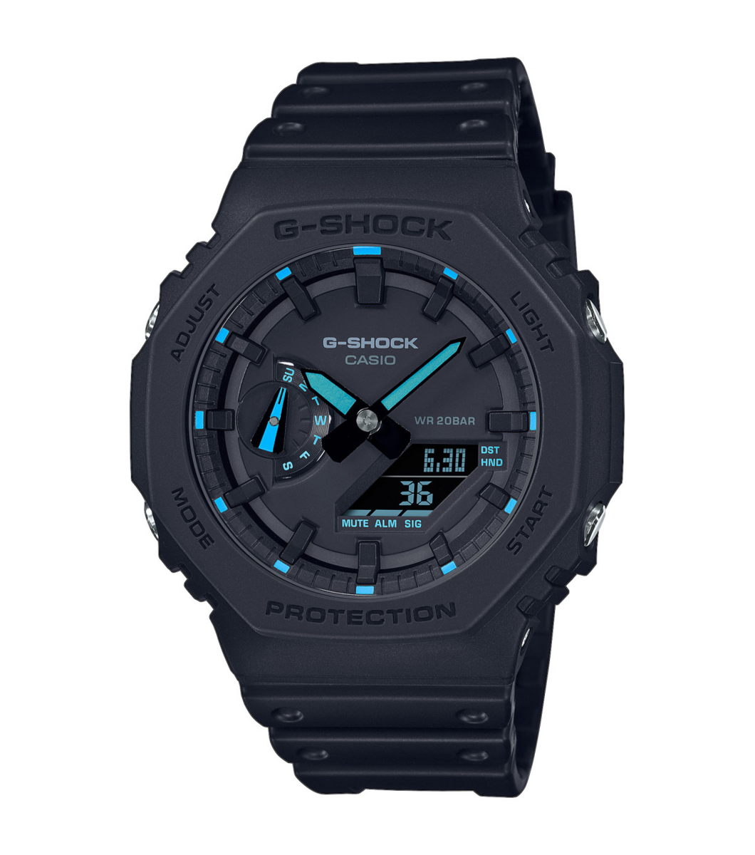 G-SHOCK 2100 Utility Black Collection Resin Watch GA-2100-1A2ER